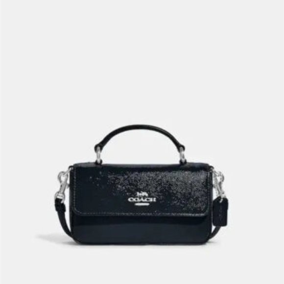 Coach Mini Josie Top Handle Crossbody Bag Midnight Navy - Picture 1 of 2
